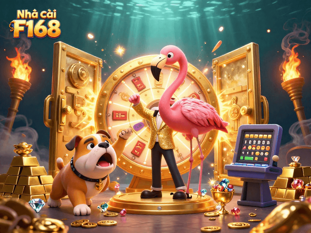 Engage with Nhà cái F168 for thrilling gaming experiences at this vibrant casino scene.