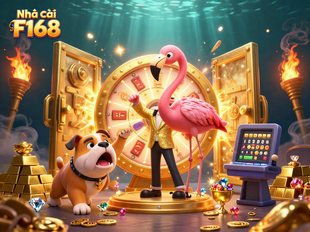 Engage with Nhà cái F168 for thrilling gaming experiences at this vibrant casino scene.