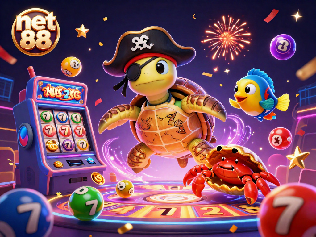 Spin the exciting slots at net 88 with colorful lottery balls and dynamic characters.