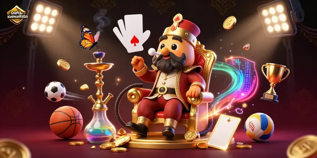 Experience the thrill of Daftar sumseltoto with a vibrant 3D casino scene featuring sports and rich details.
