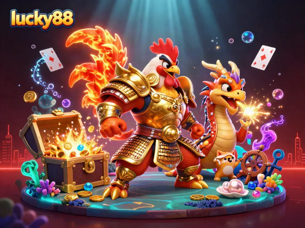 Spin to win big with the lucky88 slot featuring vibrant characters and dynamic gameplay.