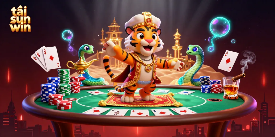 Engage with exciting tải sun win casino adventures featuring a tiger sultan and poker elements.