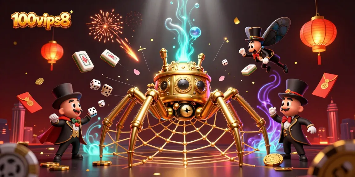 Experience thrilling online gaming at 100vips8 with dynamic steampunk elements and vibrant casino features.