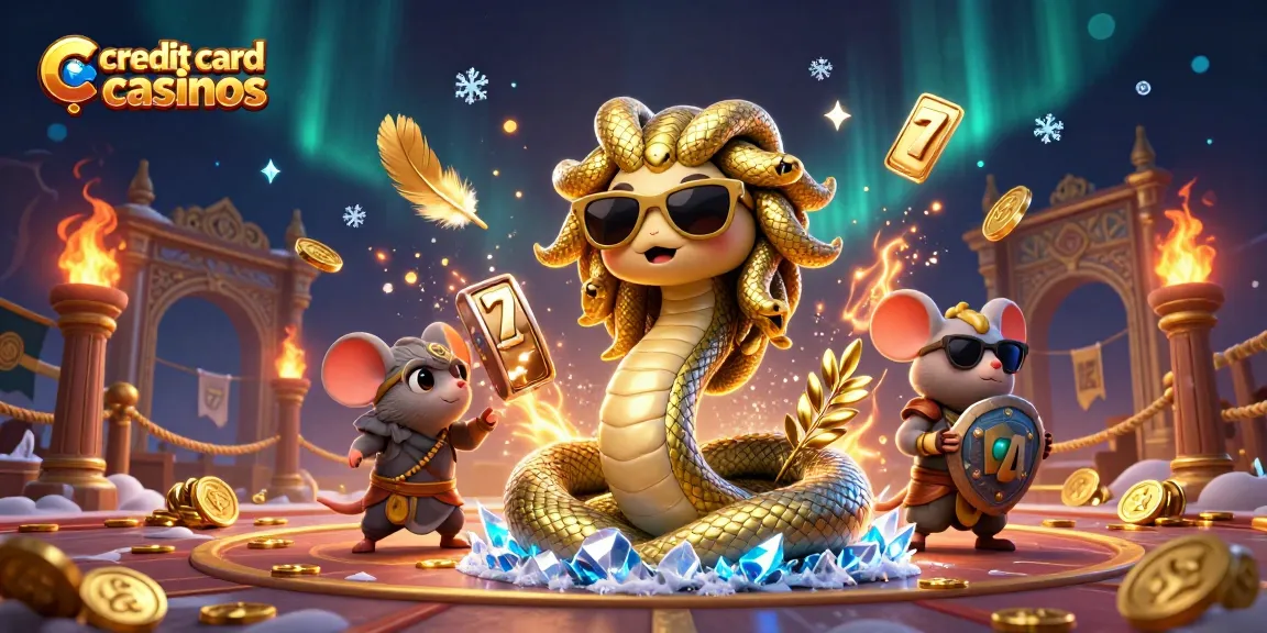 Experience exciting gameplay at credit card casinos with dynamic slots and vibrant characters.